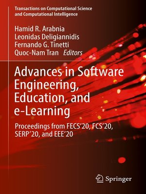 cover image of Advances in Software Engineering, Education, and e-Learning